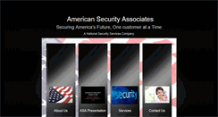 Desktop Screenshot of americansecurityassociatesinc.com